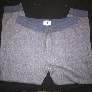 blue joggers